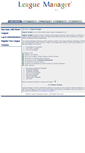 Mobile Screenshot of leaguemanager.ca
